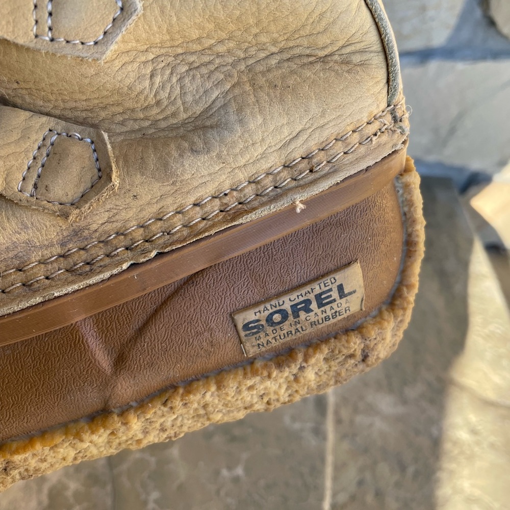 Vintage Sorel Nanook leather winter snow boots - Picture 7 of 10